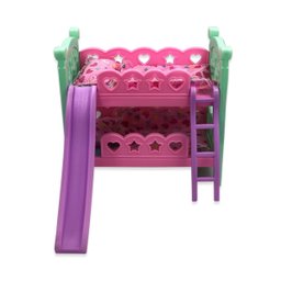 Brinquedo Berço com Escorregador - Modelo Beliche Cor:rosa - 3