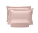 Ver imagem 1 de Jogo Cobre Leito Toque de Algodão 250 Fios Casal 220x240cm - Rosa Tule