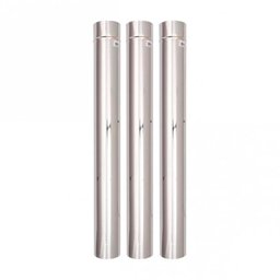 Cano Chaminé Inox 150mm x 1m Kit com 3 unidades - Volpato, Tamanho: 150mm - 1