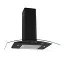 Ver imagem 2 de Coifa de Parede Fogatti com Função Depurador e Exaustor Vidro Curvo Clean 80cm 140w Preto 127v
