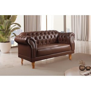 Sofá 2 Lugares Chesterfield Clássico Duque