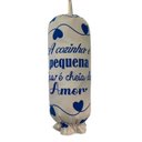 Ver imagem 2 de Puxa Saco Bege Amor 43x22cm Azul