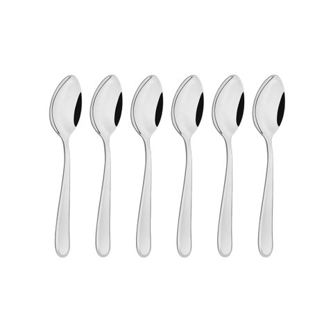 Conjunto 6 Colheres para Sobremesa Angra Talheres Tramontina em Aço Inox