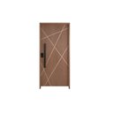 Ver imagem 2 de Kit Porta de Madeira Frisada 215,5x86,5cm Batente 14cm Fechadura Digital e Puxador Rodam Portas Marr