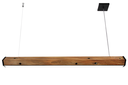 Ver imagem 2 de Pendente Led Minnesota 72w 8000lm Bivolt Madeira Maciça com Dois Focos