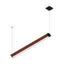 Ver imagem 3 de Pendente Led Minnesota 72w 8000lm Bivolt Madeira Maciça com Dois Focos