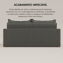 Ver imagem 7 de Sofá Cama Retrátil em Madeira Eucalipto e Linho 200cm Flórida