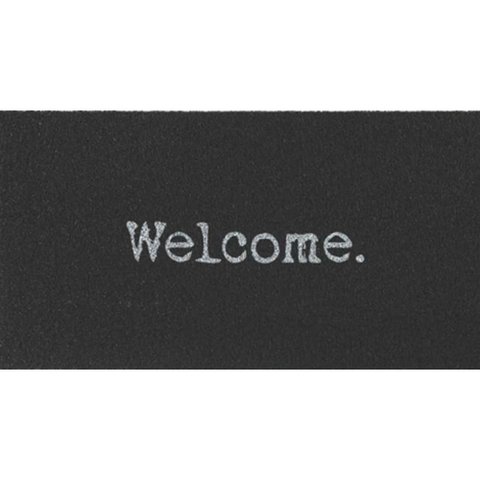 Capacho Para Entrada Vinil Máquina de Escrever 40cm x 75cm