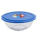 Ver imagem 1 de Tigela Plus com Tampa Plástica 3 Litros Azul - Marinex