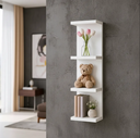 Ver imagem 1 de Nicho Prateleira MDF 60cm Quarto Sala Organizador Livros Decorativa Ravelth