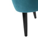 Ver imagem 3 de Puff Banco Luca em Tecido Suede - Azul Turquesa