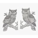 Ver imagem 1 de Duas Corujinhas:branco
