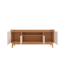 Ver imagem 5 de Rack Adria 1.6 para Tv até 60 Polegadas Moderno Espaçoso e Elegante - 5 Cores:off White/cedro