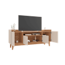 Ver imagem 3 de Rack Adria 1.6 para Tv até 60 Polegadas Moderno Espaçoso e Elegante - 5 Cores:off White/cedro