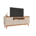 Ver imagem 2 de Rack Adria 1.6 para Tv até 60 Polegadas Moderno Espaçoso e Elegante - 5 Cores:off White/cedro
