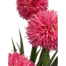 Planta Artificial com 3 Flores Pompom Rosa 92cm - 3