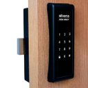 Ver imagem 4 de Kit Porta Pronta Frisada 210x90cm Fechadura Digital e Puxador