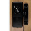 Ver imagem 5 de Kit Porta Pronta Frisada 210x90cm Fechadura Digital e Puxador