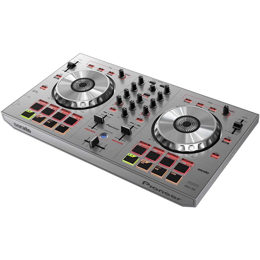 Controladora DJ c/ USB DDJSB Prata - Pioneer DDJ-SB-S | MadeiraMadeira