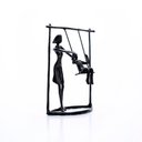 Ver imagem 4 de Escultura Decorativa em Metal Preto Balanço 18x13,5 cm - D’Rossi