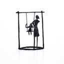 Ver imagem 7 de Escultura Decorativa em Metal Preto Balanço 18x13,5 cm - D’Rossi