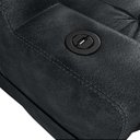 Ver imagem 3 de Poltrona Reclinável Cherokee com USB e Porta Copos Corino Preto Matrix