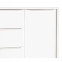 Ver imagem 4 de Cômoda Sapateira Classic New Branco Fosco com Natural - Moveisaqui