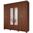 Ver imagem 2 de Guarda Roupa Maya 6 Portas Flex Espelho Avulso em MDF Panan