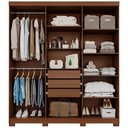 Ver imagem 4 de Guarda Roupa Maya 6 Portas Flex Espelho Avulso em MDF Panan