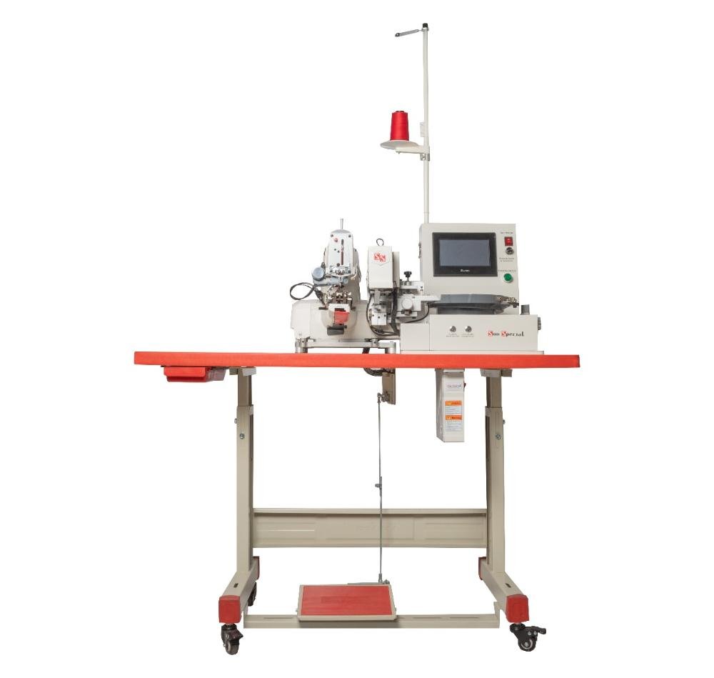 Máquina Costura Industrial Botoneira Alimentador SS-1377D-H-SS-SU-TD - Sun Special - 1