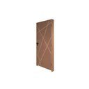 Ver imagem 6 de Kit Porta de Madeira Frisada 215,5x86,5cm Batente 14cm Fechadura Digital Rodam Portas Marrom