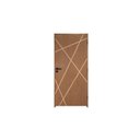 Ver imagem 6 de Kit Porta de Madeira Frisada 215,5x106,5cm Batente 14cm Fechadura Digital Rodam Portas Marrom