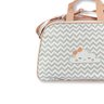 Mala Maternidade Chevron Nuvem Rosé 38cm - 2