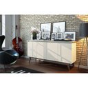 Ver imagem 4 de Aparador para Sala Buffet Classic 1.8 Off White - Imcal