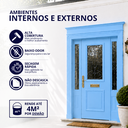 Ver imagem 2 de Tinta Esmalte Premium Brilhante Cor Azul Mar 225ml Baixo Odor Secagem Rápida Durín