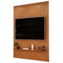 Ver imagem 1 de Painel Ripado para Tv 65 Pol Sala Quarto 183x240cm Lexa D05 Freijó - Lyam Decor