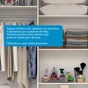 Ver mais imagens de Guarda-Roupa Casal 6 Portas 9 Gavetas Capelinha com Espelho 100% MDF 179cm Nerina Espresso Móveis Branco