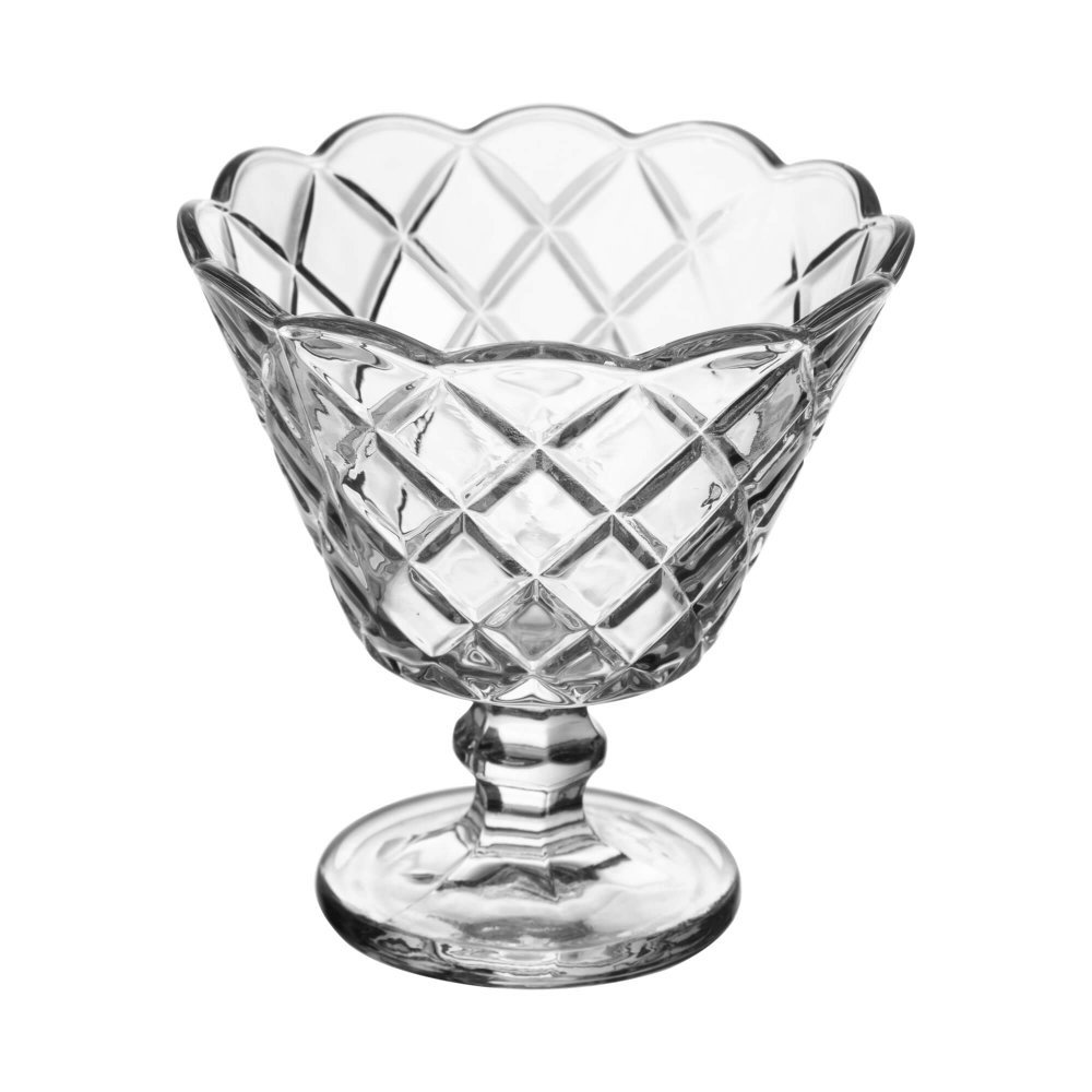 Taça para Sobremesa de Vidro Diamante 150ml - Lyor - 6 Unidades