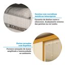 Ver imagem 5 de Guarda Roupa Casal 178,80cm 6 Portas 9 Gavetas Capelinha com Espelho 100% Mdf Débora