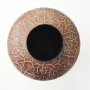 Ver imagem 5 de Vaso Oval Decorativo com Pintura Craquelada em Metal 20x10cm