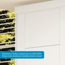 Ver imagem 5 de Guarda-Roupa Casal 2 Portas de Correr 100% MDF 160cm Boldina Espresso Móveis Branco