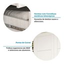 Ver mais imagens de Guarda Roupa Casal 160cm 2 Portas de Correr 100% MDF Boldina Espresso Móveis