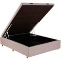 Ver imagem 2 de Base Baú para Cama Casal Orthomax Abertura Frontal 138x35