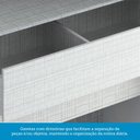 Ver imagem 4 de Guarda-Roupa Casal 2 Portas de Correr com Espelho 100% MDF 160cm Boldina Espresso Móveis Branco