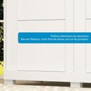 Ver imagem 6 de Guarda-Roupa Casal 2 Portas de Correr com Espelho 100% MDF 160cm Boldina Espresso Móveis Branco