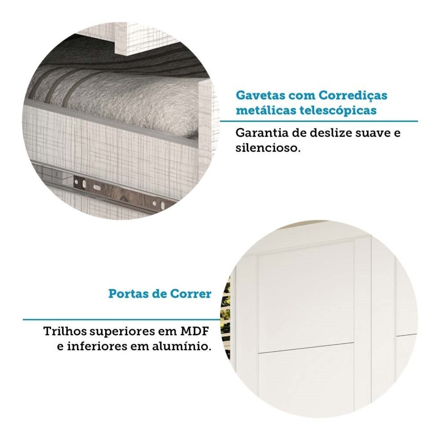 Guarda Roupa Casal 160cm 2 Portas de Correr com Espelhos 100% MDF Boldina Espresso Móveis - 7