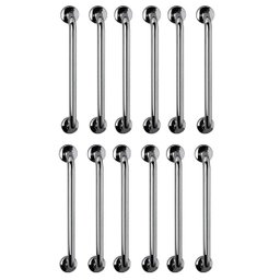 Barra de Apoio 60cm Aço Inox Kit 12 Unidades Acessibilidade Criança Idoso Gestante Suporte Resistent - 1
