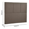 Cabeceira Casal 140cm X 124cm Moscou - 4