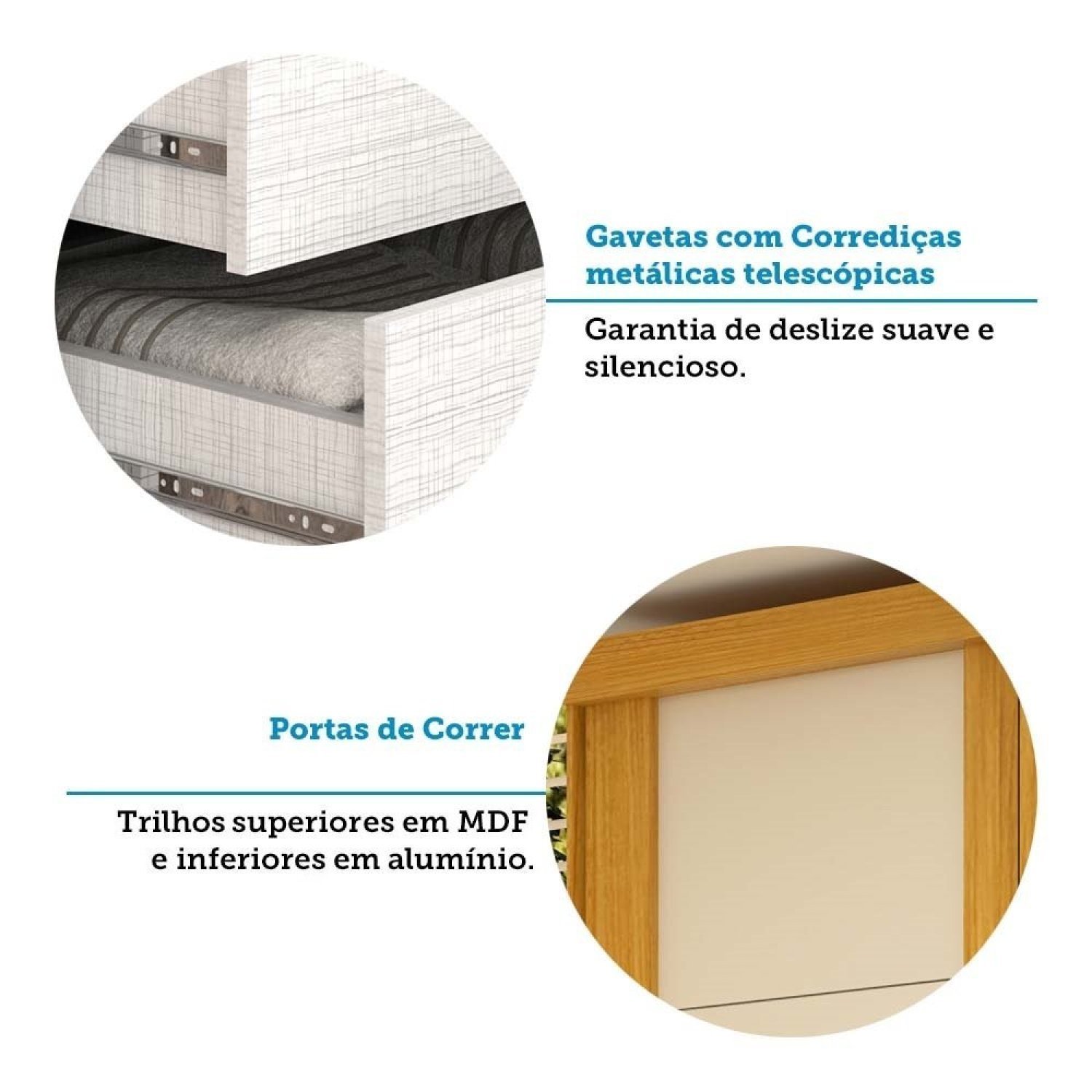 Guarda Roupa Casal 160cm 2 Portas de Correr com Espelhos Flex Color 100% MDF Boldina Espresso Móveis - 9