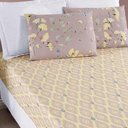 Ver imagem 1 de Jogo de Lençol Ayla Casal Queen 3 Peças Microfibra Estampada Floral - Lavanda